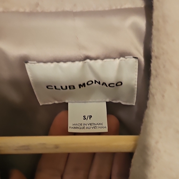 Club Monaco Daylina Wool Trench Coat - Picture 3 of 4